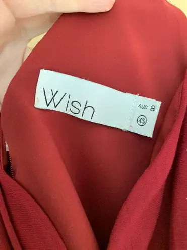 Maroon Formal Dress Red