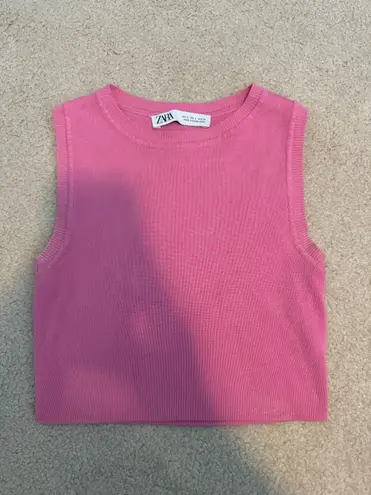 ZARA Cropped Sweater Tank