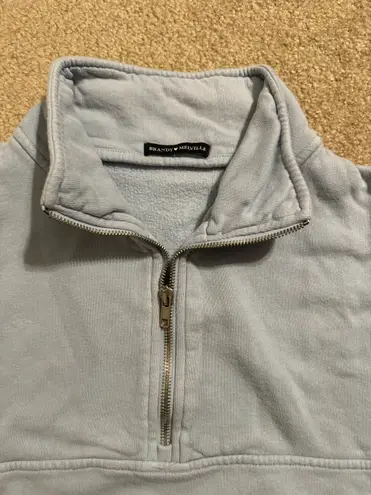 Brandy Melville Missy Quarter Zip Sweatshirt