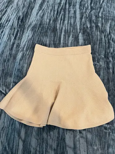 SER.O.YA Beige Knit Skirt Size S Tan