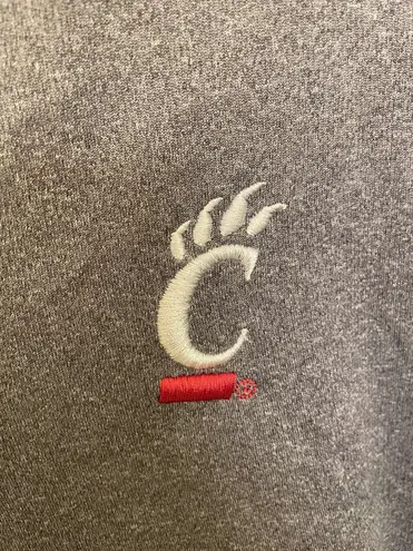 Champion University Of Cincinnati Gray  Quarter Zip