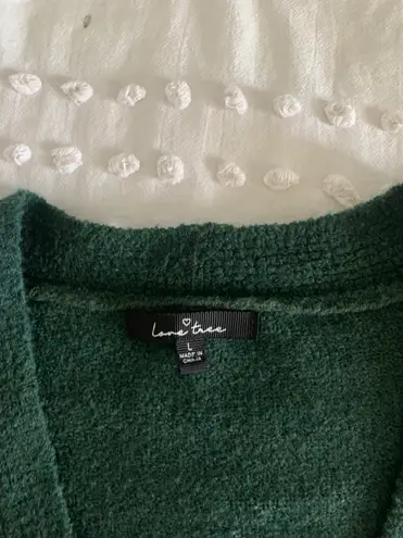 Love Tree Green Cardigan 