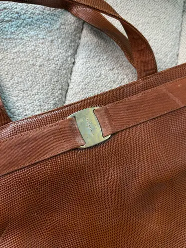 Salvatore Ferragamo vintage leather Tote