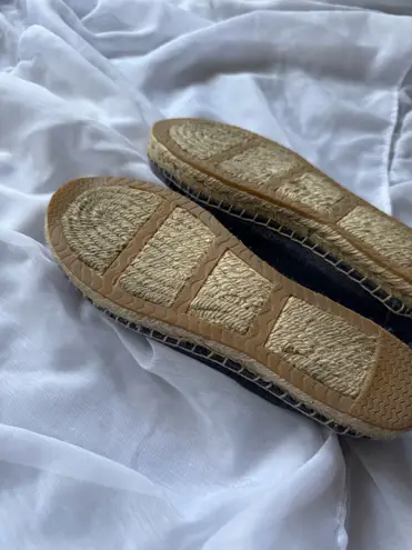 Simply Vera, Vera Wang Simply Vera Vera Wang Beaded Chambray Canvas Espadrille Flats