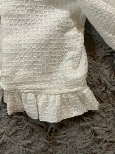 NWT Peixoto white Quinn Crop Top (sz S) & Aurora Mini Skirt (sz M) set