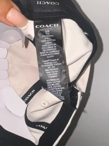 Coach WOMENS EMBROIDERED BASEBALL HAT