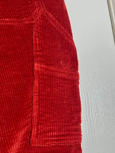 Judy Blue Women’s Burnt Orange Corduroy Slim Fit Carpenter Pants Size 31 NWT