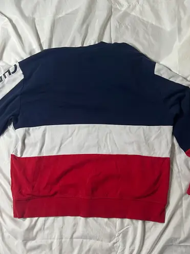 Copper Rivet Men's Red, White, Navy 1998 Full Zip Hoodie Size 3XL Blue