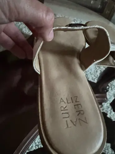 Naturalizer White Summer Flip Flop Sandals