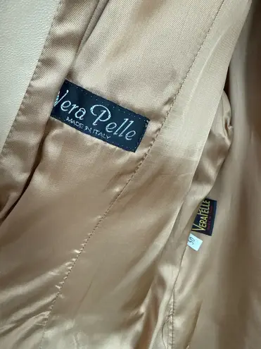 Vera Pelle Vintage Italian Leather Blazer