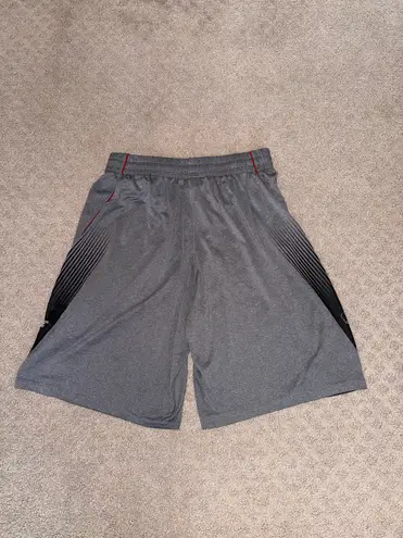Nba Gray and Black Men's Athletic Shorts Size XL