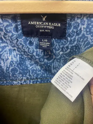 American Eagle Outfitters Green Cargo Jacket