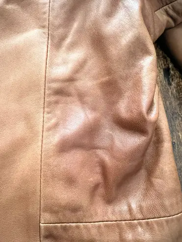 Marvin Richards | women’s leather & rabbit fur jacket. Size: XL