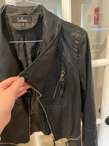 Lulus Faux Leather Jacket