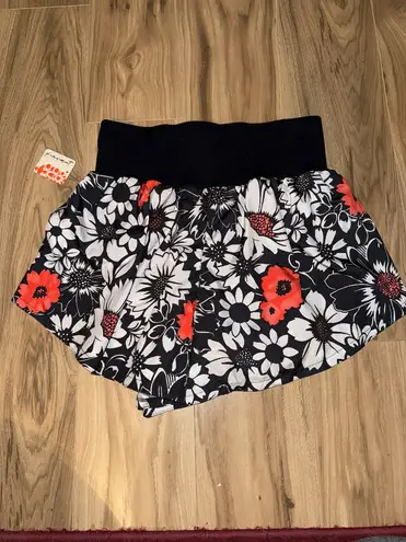 Free People Movement Floral Carpe Diem Shorts