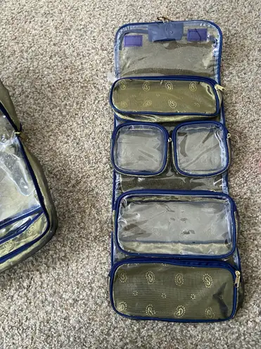 Vintage Travel Bag Set Green