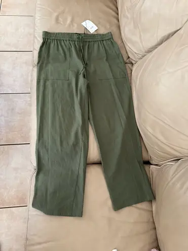 Theory  Fern Linen Blend Cortland Pants. Size L. MSRP $245 