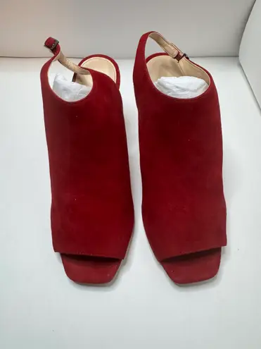 via spiga Terese Red Slingback Sandals Size 8.5M