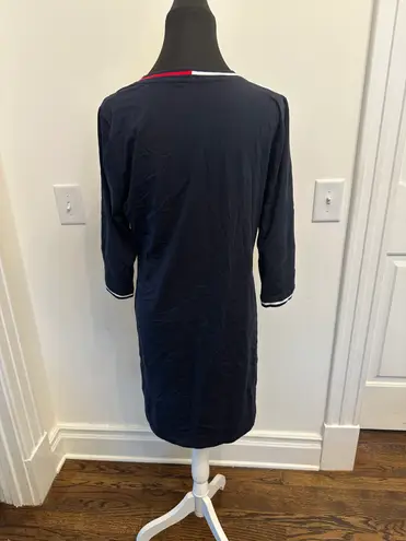 Tommy Hilfiger 3/4 Sleeve T-Shirt Dress Navy