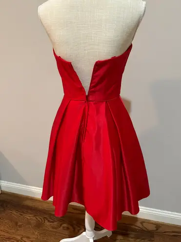 Blondie Nites Red Semi-Formal Dress