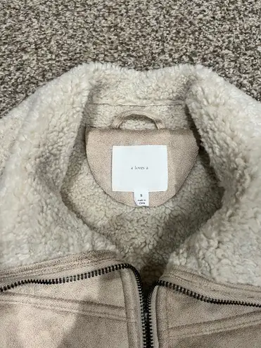 A loves A Sherpa Jacket - Image 2