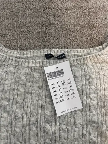 Brandy Melville Bonnie Cable Knit Top