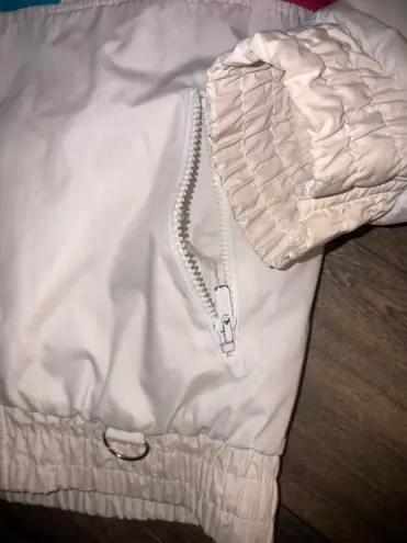 Women’s Vintage Ski Jacket Medium/Large Ski Lion White
