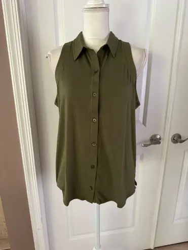 Anatomie Women's Elise Top | Moss Green. Size L. MSRP $168 Green Size L