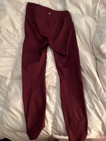 Yogalicious Maroon Leggings