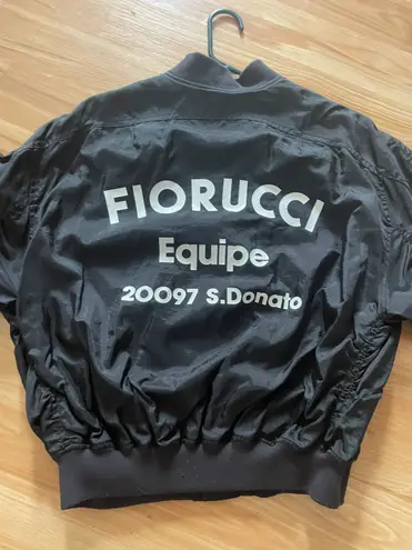 Fiorucci Awesome Women's Black Lou Bomber Jacket - Sz M