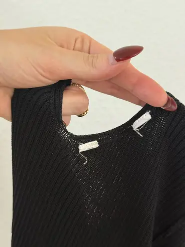 Glassons stretchy black bodycon dress