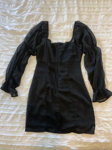 Francesca's Black Mini Dress