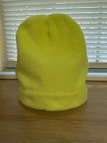 Handmade Lime Green Winter Knit Soft Fluffy Beanie Hat