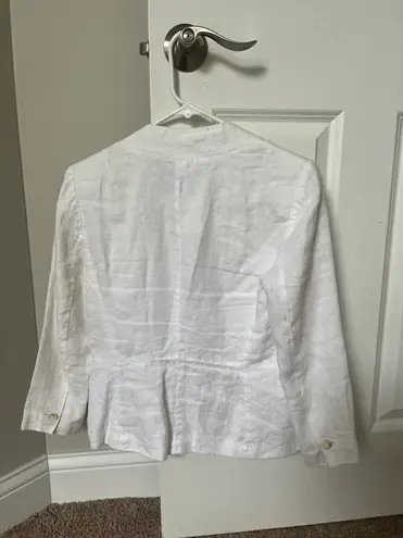 Banana Republic White blazer