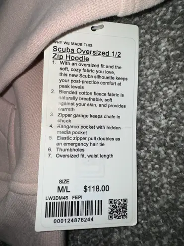 Lululemon Scuba Oversized Half-Zip Hoodie