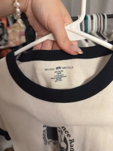 Brandy Melville  Tee Graphic John Galt Radio Silence