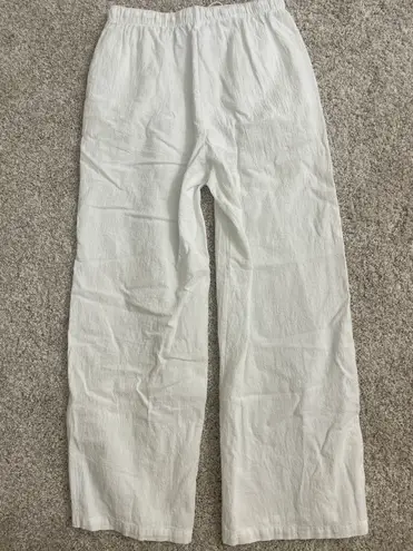 White Linen Pants