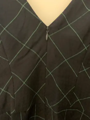 Balloon Sleeve Peplum Top Blue Size 4