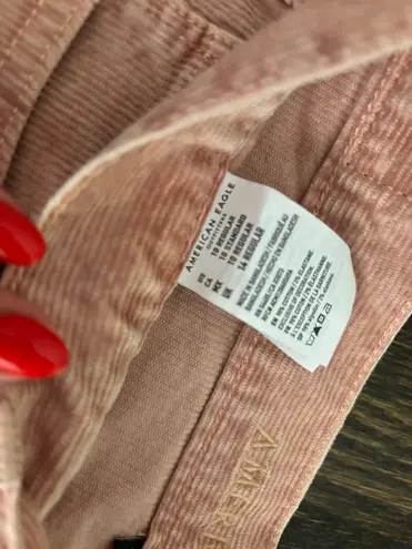 American Eagle pink corduroy pants