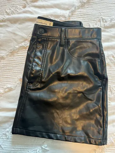 Abercrombie & Fitch Mini Leather Skirt