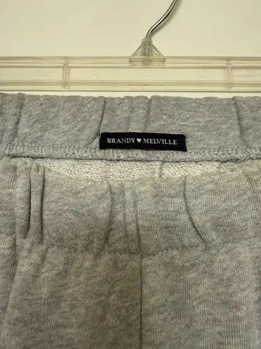 Brandy Melville  Woman Sweatpants Rosa Grey