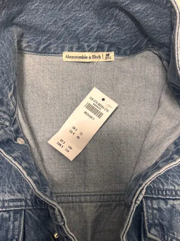 Abercrombie & Fitch Abercrombie long sleeve denim dress - Image 3