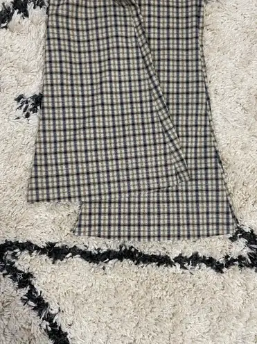 Miou Muse Plaid Flared Pants