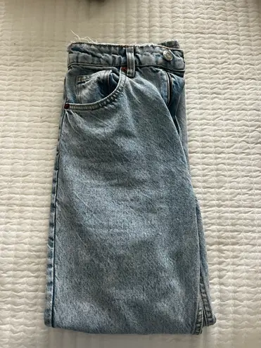 ZARA light  mom jeans