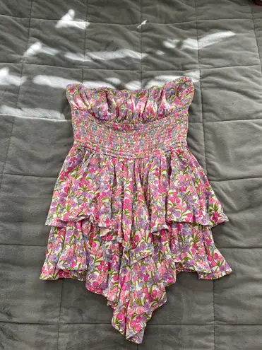 Sky to Moon Floral Romper