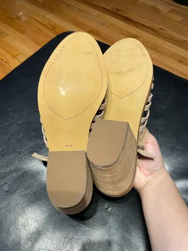 Caslon NWOT Nude Neutral Cutouts Breatheable All LEATHER Laser perforated Cutoffs Ankle Booties