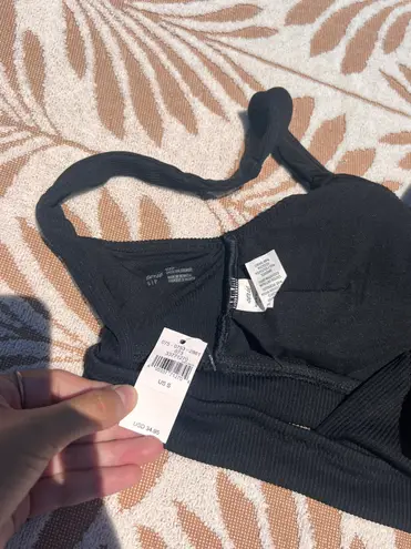 American Eagle NWT ARIE BLACK BIKINI TOP 