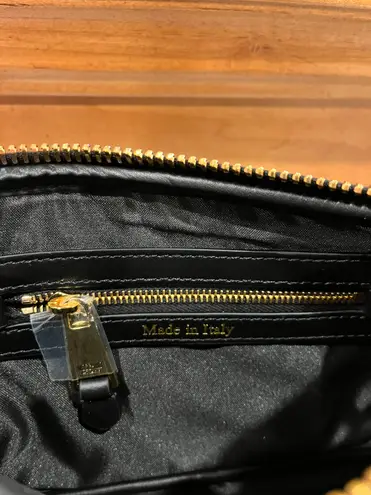 Moschino NWT Logo-print Zipped Chain Shoulder Bag