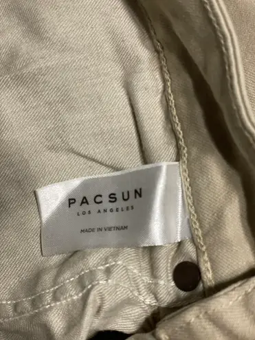 PacSun Skinny Stacked Khaki Jeans