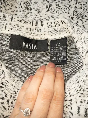 Pasta Printed Shirt White Size L